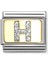 Composable Classic Glıtter Letter Steel, Enamel And 18K Gold H Renkli 1