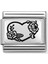 Composable Klasik Plakalar -Ic- Çelik ve 925 Ayar Gümüş -28_ Heart Flowers- Renkli 1