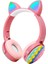 Rgb LED Işıklı Kedi Kulağı Tasarımlı Katlanabilir Kulak Üstü CXT-950 Bluetooth Kulaklık 1