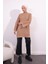 9045 Çoban Dikiş Detaylı Triko Tunik - Camel 1