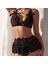 BscitirStore çeyizlik Siyah Dantelli Mini Etekli Babydoll BS9242 2