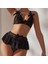 BscitirStore çeyizlik Siyah Dantelli Mini Etekli Babydoll BS9242 3