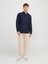 Jjesummer Lınen Blend Shırt Ls Sn Navy 5