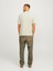 Jack&jones 12262662 Jorportland Block Brandıng Ss Cn Ln Erkek T-Shirt Bej 2