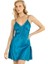 Aria's Closet Turkuaz Kısa Saten Gecelik 8211 1