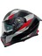 Kask Sway Sw 865 Tıtan Black White Red Güneş Gözlüklü 2