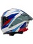 Kask Sway Sw 865 Tıtan White Blue Red Güneş Gözlüklü 4