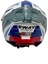 Kask Sway Sw 865 Tıtan White Blue Red Güneş Gözlüklü 5