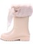 W10239 Campera Charol Soft Sedef Kız Çocuk Yağmur Çizme 3
