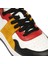 Erkek Sarı Mavi Beyaz Siyah Hakiki Deri Sneaker Bot 3K1SB75175 4