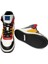 Erkek Sarı Mavi Beyaz Siyah Hakiki Deri Sneaker Bot 3K1SB75175 5