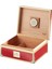 Metal Kaplama Alu Red Humidor 40 Lık 4