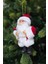 Gerçekli Noel Baba Yılbaşı Ağaç Süsü Sakallı Peluş Kıyafetli Şık Noel Baba Yılbaşı Ağacı Süsü 2