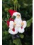 Gerçekli Noel Baba Yılbaşı Ağaç Süsü Sakallı Peluş Kıyafetli Şık Noel Baba Yılbaşı Ağacı Süsü 3