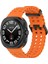 Samsung Galaxy Watch 7 Ultra 47MM ile Uyumlu Kordon Dalgalı Silikon Kayış 2