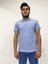 Erkek Yarım Fermuarlı Yakalı Dokulu T-Shirt 1