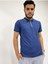 Erkek Yarım Fermuarlı Yakalı Dokulu T-Shirt 1