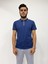 Erkek Yarım Fermuarlı Yakalı Dokulu T-Shirt 4