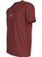 Bisiklet Yaka Nakışlı Bordo Erkek T-Shirt J30J325649VAI Monologo Tee 3