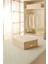 Ocean Home Te x tile Orta Boy Bej Balıksırtı Destekli Kutu Hurç 45 x 55 x 18 cm 1