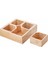 Bambu 4 Bölmeli Çerezlik 22X22X6,5 BMB72 1