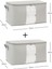 2'li Mega Boy Pvc Pencereli Gri Balıksırtı Hurç Set 75 x 40 x 40 cm 3