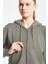 Kadın Fermuarlı Kapüşonlu Sweatshirt 24N-2103 5