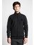 Siyah Çocuk Fermuarlı Sweatshirt 23B-3124 1