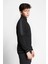 Siyah Çocuk Fermuarlı Sweatshirt 23B-3124 2