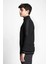Siyah Çocuk Fermuarlı Sweatshirt 23B-3124 3
