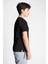 Siyah Çocuk Kısa Kollu T-Shirt 23B-3108 5