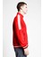 Kırmızı Erkek Fermuarlı Sweatshirt 23B-1124 2