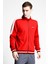 Kırmızı Erkek Fermuarlı Sweatshirt 23B-1124 4