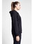 Siyah Kadın Fermuarlı Kapüşonlu Sweatshirt 24S-2219-24B 2