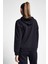 Siyah Kadın Fermuarlı Kapüşonlu Sweatshirt 24S-2219-24B 3