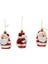 Yılbaşı Ağacı Süsü Lüks Noel Baba 3 Lü 3