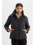 Fit Ultra Hafif Mont Su İtici Kapüşonlu Fermuarlı C4945AX24WN 4
