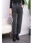 Füme Bel Lastikli Mom Jeans Pantolon 1