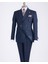 Italyan Stil Kruvaze Ceket Pantolon Takım Elbise Lacivert T13301 1
