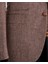 Italyan Stil Slim Fit Mono Yaka Erkek Tek Ceket Kahverengi T13347 5