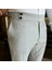 Italyan Stil Slim Fit Gofre Kumaş Bel Detaylı Erkek Pantolon Gri T12618 2