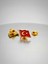 4 Lü Yaka Rozeti Silver&gold Set 4