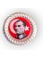 Atatürk Damla Mineli Yaka Rozeti 1