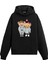 Sevimli Çift Ayıcıklar Tasarım Pamuklu Normal Kesim Sanatçı Hoodie Sevgili Kombini Sevgiliye Baskılı Kapşonlu Sweatshirt 1