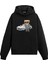 Retro Şoför Ayıcık Tasarım Pamuklu Normal Kesim Hoodie Sevgili Kombini Sevgiliye Baskılı Kapşonlu Sweatshirt 1