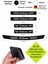 Citroen C5 Aircross Karbon Kapı Eşiği ve Bagaj Koruyucu Set Çizilmeye Dayanıklı Sticker Folyo C5 Aircross Yazılı 2