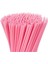 Pembe Pvc Pipet 48 Adet 22CM 5