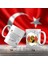 Asil Hediyelik Mustafa Kemal Atatürk Silüeti -Ay Yıldız Bayraklar - Atatürk'ün Sözleri -Kupa Bardak 1