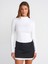 31433 Yarım Balıkçı Yaka Top-Ekru 1