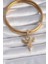 Mulvxxmd XDN02 Pirinç Gold Renk Zirkon Taşlı Anka Kuşu Model Ajda Charm (Mulvix) 1